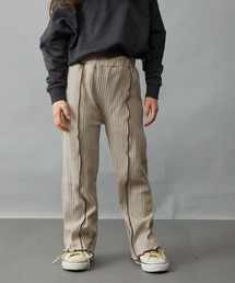 ＆yam | 【&yam】配色メローランダムリブパンツ(その他パンツ)