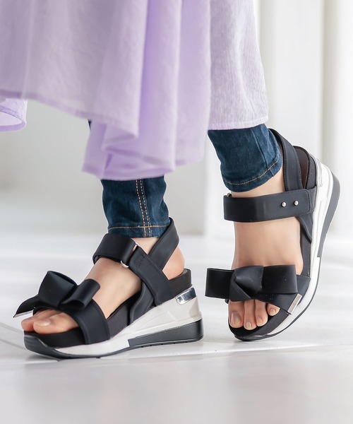 リボンウェッジソールサンダル サンダル Kobe Lettuce コウベレタス のファッション通販 Zozotown