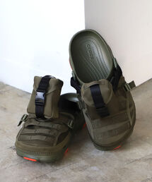 【未使用】BEAMS別注Crocs コブラバックル/OLIVE/US7/希少品 BEAMS X Crocs Classic All Terrain Outdoor Olive Men Multi Size