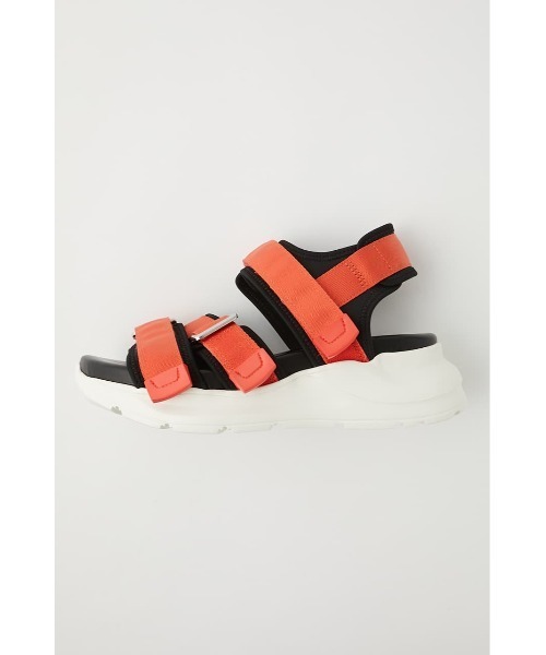 MOUSSY(マウジー)の「STRAP サンダル(サンダル・レディース・ブラウン/オフホワイト/オレンジ/ブラック・SMALL/LARGE/MEDIUM)」の4枚目の写真