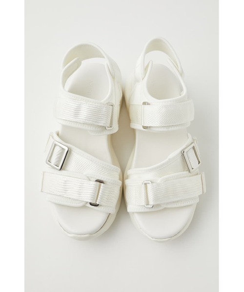 MOUSSY(マウジー)の「STRAP サンダル(サンダル・レディース・ブラウン/オフホワイト/オレンジ/ブラック・SMALL/LARGE/MEDIUM)」の6枚目の写真