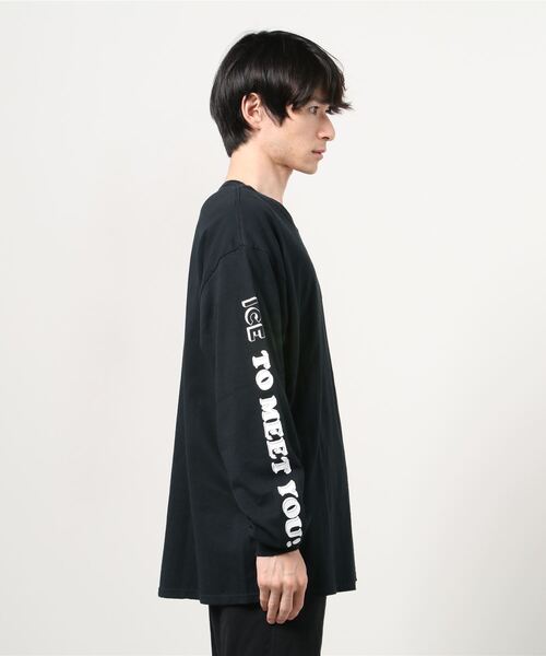 HAIGHT（ヘイト）の「ヘイト [HAIGHT] - × アイスタッシュ [ICETACHE] コラボ アイス グラフィック ロングスリーブ 長袖 Tシャツ [ICE TOO MEET YOU L/S TEE]（Tシャツ/カットソー・メンズ・アッシュグレー/ブラック/ホワイト・MEDIUM/X-LARGE/SMALL/LARGE）」の4枚目の写真