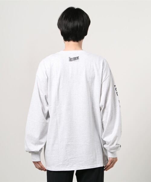 HAIGHT（ヘイト）の「ヘイト [HAIGHT] - × アイスタッシュ [ICETACHE] コラボ アイス グラフィック ロングスリーブ 長袖 Tシャツ [ICE TOO MEET YOU L/S TEE]（Tシャツ/カットソー・メンズ・アッシュグレー/ブラック/ホワイト・MEDIUM/X-LARGE/SMALL/LARGE）」の6枚目の写真