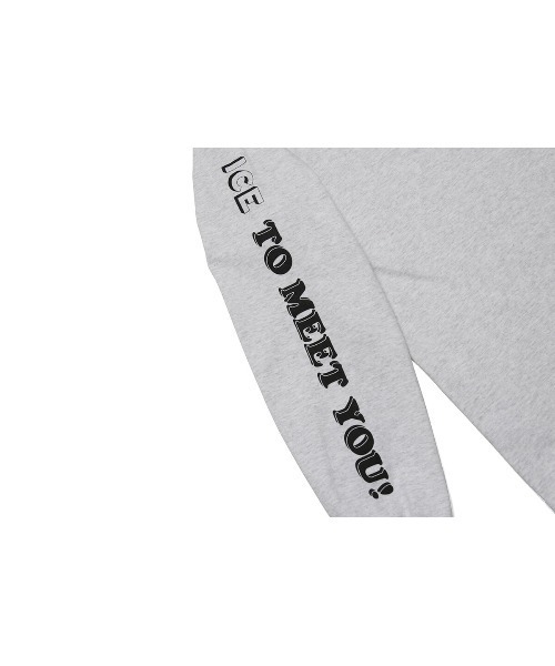 HAIGHT（ヘイト）の「ヘイト [HAIGHT] - × アイスタッシュ [ICETACHE] コラボ アイス グラフィック ロングスリーブ 長袖 Tシャツ [ICE TOO MEET YOU L/S TEE]（Tシャツ/カットソー・メンズ・アッシュグレー/ブラック/ホワイト・MEDIUM/X-LARGE/SMALL/LARGE）」の11枚目の写真