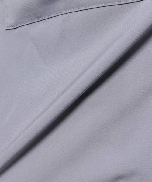 mysty woman（ミスティウーマン）の「サテン開襟シャツ 950562（シャツ/ブラウス・レディース・ベージュ/グレイッシュブルー/テラコッタ・FREE）」の7枚目の写真