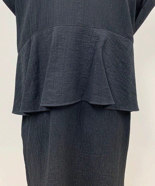 PICCIN（ピッチン）の「ワッシャーバックフリルブラウス（シャツ/ブラウス・レディース・ブラック/イエロー・M）」の11枚目の写真