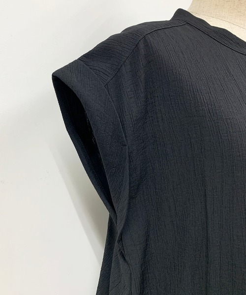 PICCIN（ピッチン）の「ワッシャーバックフリルブラウス（シャツ/ブラウス・レディース・ブラック/イエロー・M）」の10枚目の写真