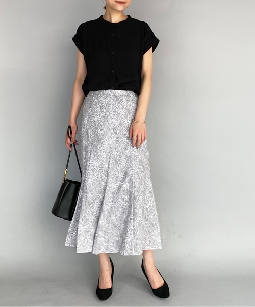 PICCIN（ピッチン）の「ワッシャーバックフリルブラウス（シャツ/ブラウス・レディース・ブラック/イエロー・M）」の18枚目の写真