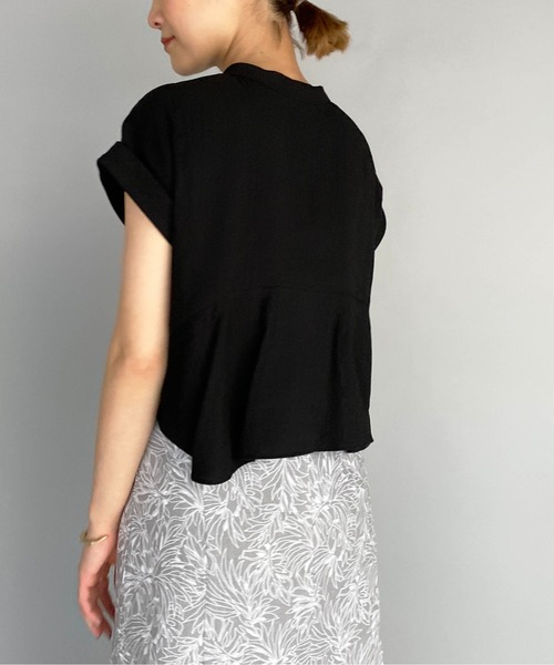 PICCIN（ピッチン）の「ワッシャーバックフリルブラウス（シャツ/ブラウス・レディース・ブラック/イエロー・M）」の20枚目の写真