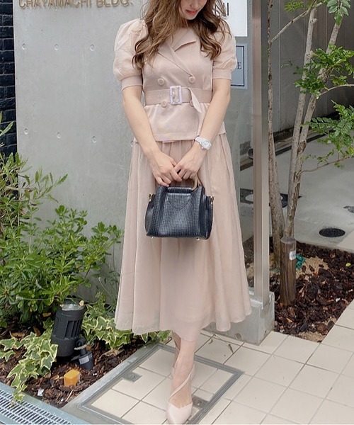 ROYAL PARTY（ロイヤルパーティー）の「グラステーラードトップス（ニット/セーター・レディース・ブラック/ベージュ/オフホワイト/グリーン・FREE）」の6枚目の写真