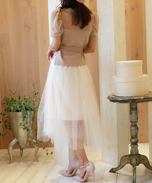 ROYAL PARTY（ロイヤルパーティー）の「グラステーラードトップス（ニット/セーター・レディース・ブラック/ベージュ/オフホワイト/グリーン・FREE）」の18枚目の写真