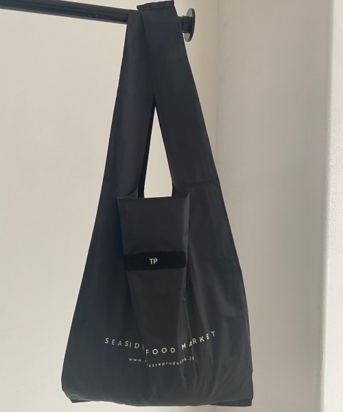 THEATRE PRODUCTS（シアタープロダクツ）の「SEA SIDE MARCHE BAG-Ｓ-（エコバッグ/サブバッグ・レディース・ブルー/ホワイト/ブラック・FREE）」の9枚目の写真