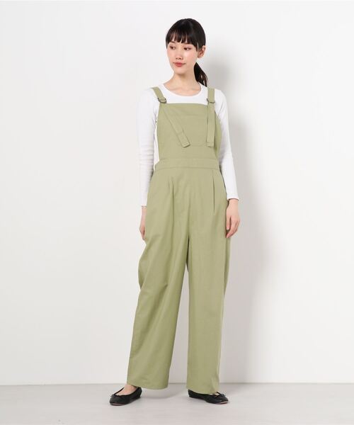 603（ロクマルサン）の「603 オールインワン/サロペット（サロペット/オーバーオール・レディース・グリーン・MEDIUM）」の4枚目の写真