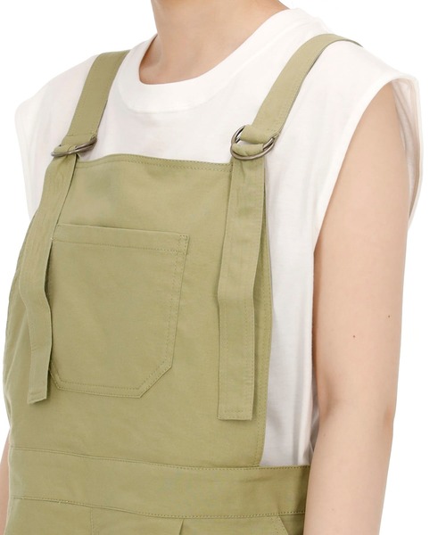 603（ロクマルサン）の「603 オールインワン/サロペット（サロペット/オーバーオール・レディース・グリーン・MEDIUM）」の5枚目の写真