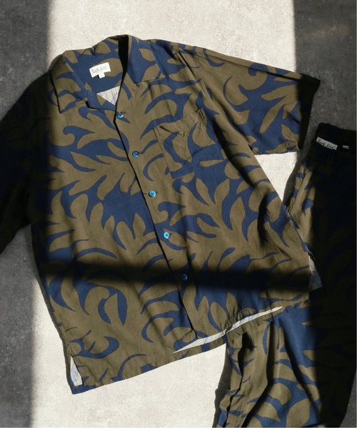 Jams（ジャムス）の「【JAMS×JOURNAL STANDARD/ジャムズ】別注 ショートスリーブ シャツ/ワンマイルウェア/アロハシャツ（シャツ/ブラウス・メンズ・ブラック/ベージュ/ナチュラル/ネイビー・MEDIUM/LARGE/X-LARGE）」の4枚目の写真