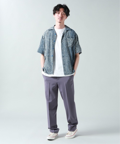 Jams（ジャムス）の「【JAMS×JOURNAL STANDARD/ジャムズ】別注 ショートスリーブ シャツ/ワンマイルウェア/アロハシャツ（シャツ/ブラウス・メンズ・ブラック/ベージュ/ナチュラル/ネイビー・MEDIUM/LARGE/X-LARGE）」の14枚目の写真