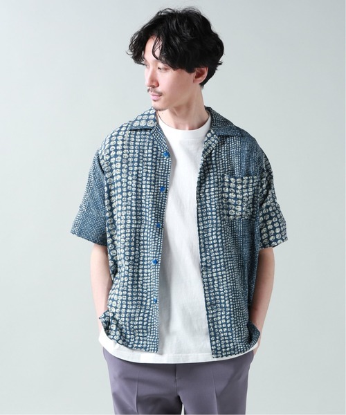 Jams（ジャムス）の「【JAMS×JOURNAL STANDARD/ジャムズ】別注 ショートスリーブ シャツ/ワンマイルウェア/アロハシャツ（シャツ/ブラウス・メンズ・ブラック/ベージュ/ナチュラル/ネイビー・MEDIUM/LARGE/X-LARGE）」の17枚目の写真