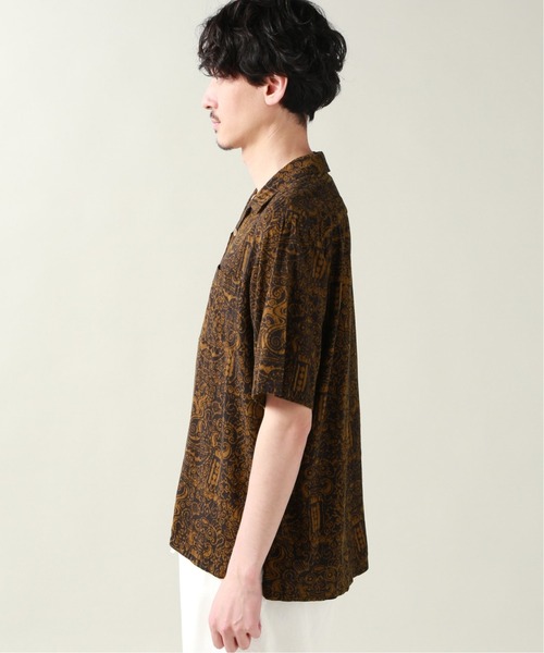 Jams（ジャムス）の「【JAMS×JOURNAL STANDARD/ジャムズ】別注 ショートスリーブ シャツ/ワンマイルウェア/アロハシャツ（シャツ/ブラウス・メンズ・ブラック/ベージュ/ナチュラル/ネイビー・MEDIUM/LARGE/X-LARGE）」の15枚目の写真