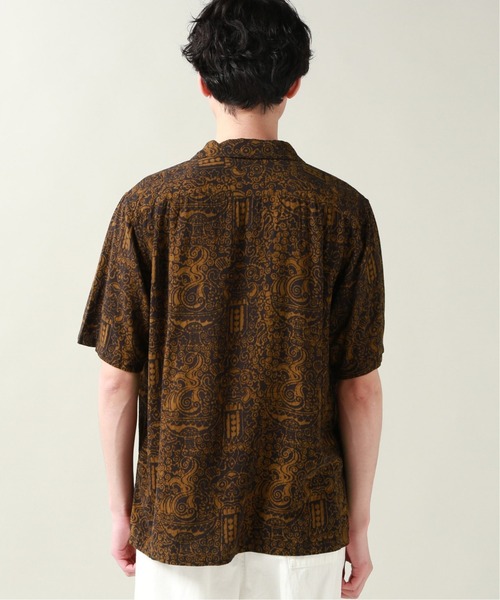 Jams（ジャムス）の「【JAMS×JOURNAL STANDARD/ジャムズ】別注 ショートスリーブ シャツ/ワンマイルウェア/アロハシャツ（シャツ/ブラウス・メンズ・ブラック/ベージュ/ナチュラル/ネイビー・MEDIUM/LARGE/X-LARGE）」の6枚目の写真