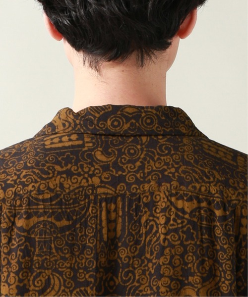 Jams（ジャムス）の「【JAMS×JOURNAL STANDARD/ジャムズ】別注 ショートスリーブ シャツ/ワンマイルウェア/アロハシャツ（シャツ/ブラウス・メンズ・ブラック/ベージュ/ナチュラル/ネイビー・MEDIUM/LARGE/X-LARGE）」の21枚目の写真