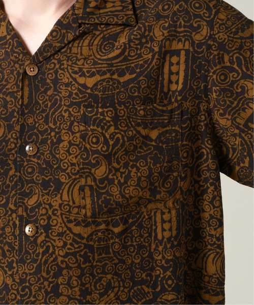 Jams（ジャムス）の「【JAMS×JOURNAL STANDARD/ジャムズ】別注 ショートスリーブ シャツ/ワンマイルウェア/アロハシャツ（シャツ/ブラウス・メンズ・ブラック/ベージュ/ナチュラル/ネイビー・MEDIUM/LARGE/X-LARGE）」の9枚目の写真