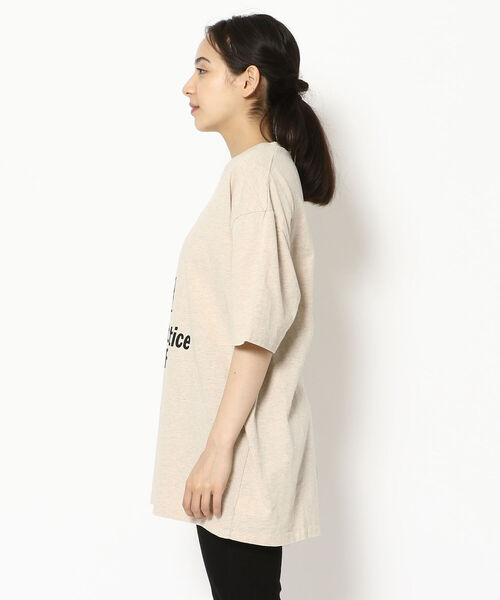MIXTA(ミクスタ)の「MIXTA/ミクスタ LIBERTY JUSTICE BIG TEE リバティージャスティスビッグティー(Tシャツ/カットソー・レディース・オートミール・XX-LARGE)」の3枚目の写真