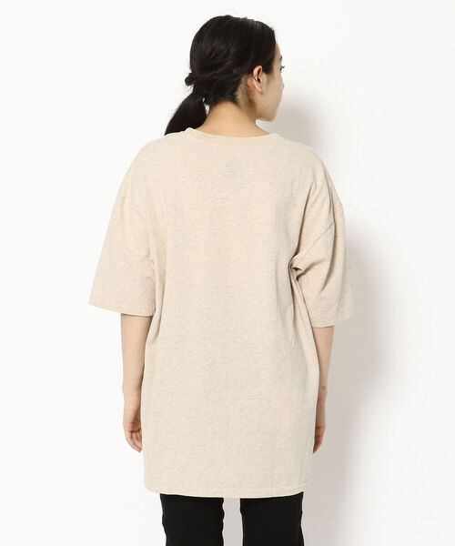 MIXTA(ミクスタ)の「MIXTA/ミクスタ LIBERTY JUSTICE BIG TEE リバティージャスティスビッグティー(Tシャツ/カットソー・レディース・オートミール・XX-LARGE)」の2枚目の写真