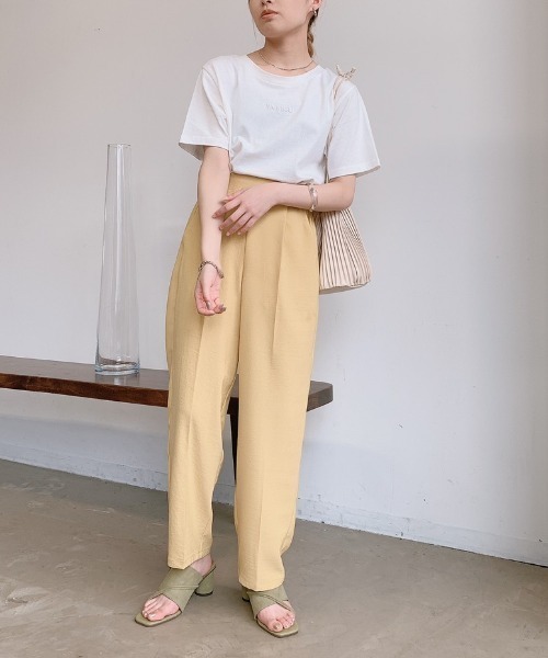 VANNIE U(ヴァニーユー)の「ぷっくりミニ刺繍ロゴTシャツ(Tシャツ/カットソー・レディース・ホワイト/ブラック・FREE)」の22枚目の写真