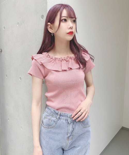 Voyage titty&Co.PETIT（ボヤージュティティアンドコープチ）の「【Voyage titty&Co.】スリットデニムパンツ（デニムパンツ・レディース・ライトブルー・SMALL/MEDIUM）」の18枚目の写真