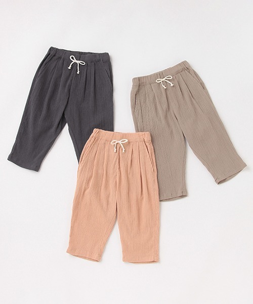 petit main（プティマイン）の「楊柳クロップドパンツ（その他パンツ・キッズ・ピンク/ライトベージュ/チャコール・110cm/130cm/100cm/120cm/80ｃｍ/90cm）」の12枚目の写真