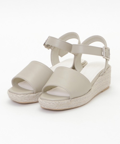 ikka（イッカ）の「ジュートスポサン（サンダル・レディース・ブラック/ライトグレー/キャメル・M/L）」の3枚目の写真