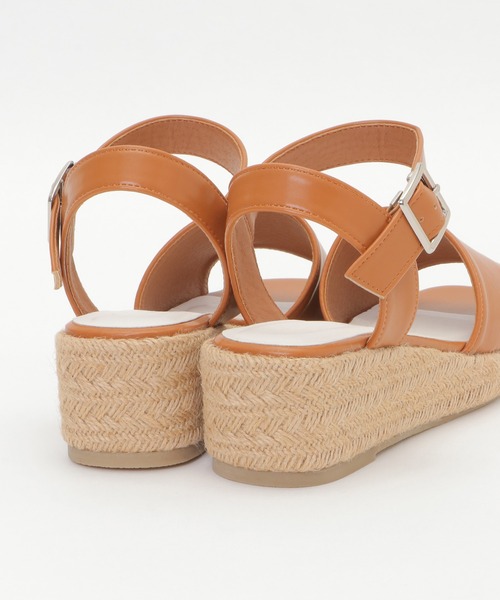 ikka（イッカ）の「ジュートスポサン（サンダル・レディース・ブラック/ライトグレー/キャメル・M/L）」の7枚目の写真