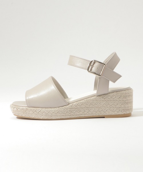 ikka（イッカ）の「ジュートスポサン（サンダル・レディース・ブラック/ライトグレー/キャメル・M/L）」の5枚目の写真