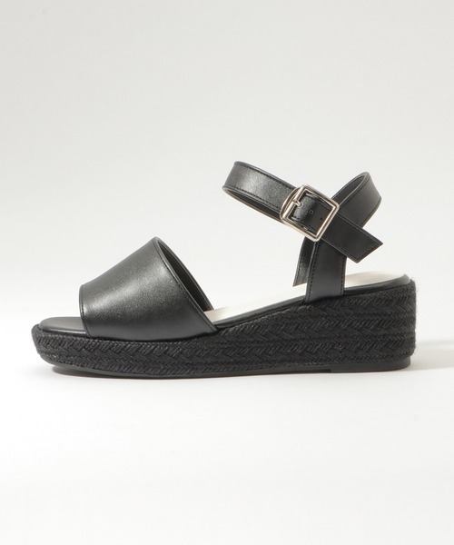 ikka（イッカ）の「ジュートスポサン（サンダル・レディース・ブラック/ライトグレー/キャメル・M/L）」の6枚目の写真