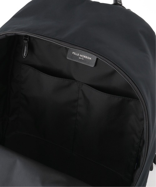 EDIFICE（エディフィス）の「【PELLE MORBIDA / ペッレ モルビダ】ナイロンデイパック（バックパック/リュック・メンズ・チャコールグレー/ネイビー・FREE）」の3枚目の写真