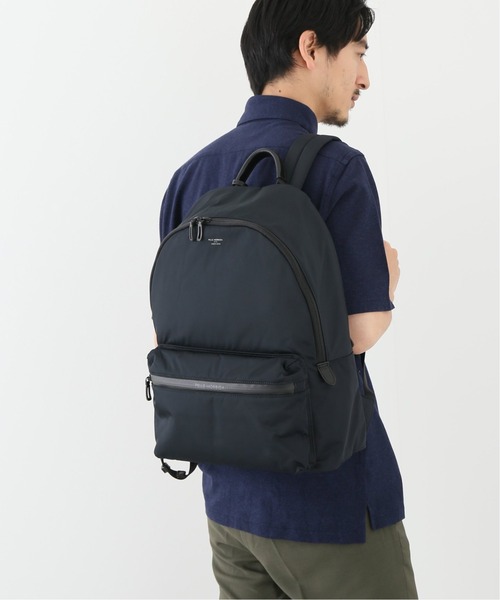EDIFICE（エディフィス）の「【PELLE MORBIDA / ペッレ モルビダ】ナイロンデイパック（バックパック/リュック・メンズ・チャコールグレー/ネイビー・FREE）」の5枚目の写真