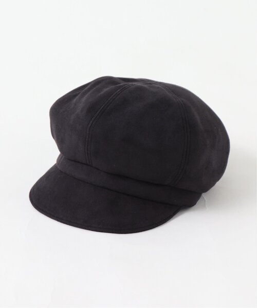 RAY CASSIN（レイカズン）の「ポンチスウェードキャスケット（キャスケット・レディース・キナリ/ブラック/モカ・FREE）」の3枚目の写真