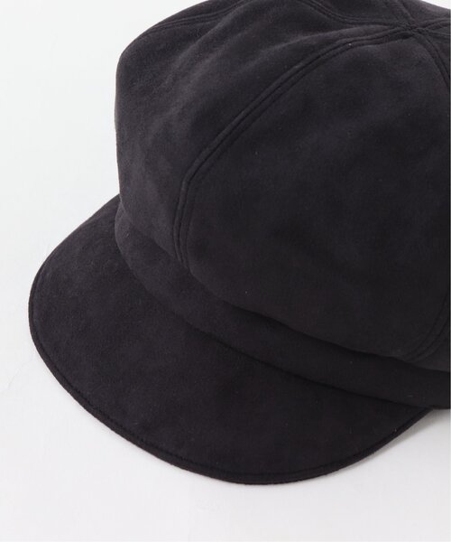 RAY CASSIN（レイカズン）の「ポンチスウェードキャスケット（キャスケット・レディース・キナリ/ブラック/モカ・FREE）」の5枚目の写真