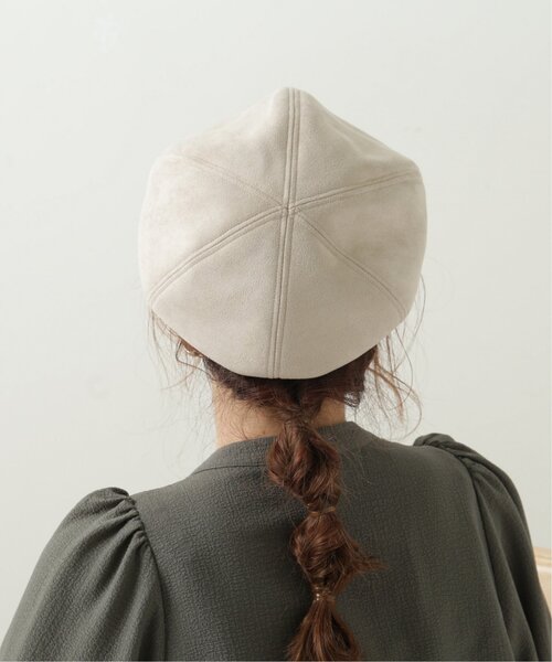 RAY CASSIN（レイカズン）の「ポンチスウェードキャスケット（キャスケット・レディース・キナリ/ブラック/モカ・FREE）」の8枚目の写真