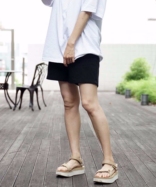 LOS ANGELES APPAREL（ロサンゼルスアパレル）の「【LOS ANGELES APPAREL/ロサンゼルスアパレル】HEAVY FLEECE  MID SHORTS 14OZ スウェットパンツ　ショーツ（その他パンツ・メンズ・ヘザーグレー/ブラック・SMALL/MEDIUM）」の15枚目の写真