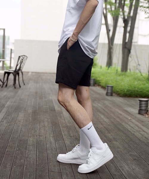 LOS ANGELES APPAREL（ロサンゼルスアパレル）の「【LOS ANGELES APPAREL/ロサンゼルスアパレル】HEAVY FLEECE  MID SHORTS 14OZ スウェットパンツ　ショーツ（その他パンツ・メンズ・ヘザーグレー/ブラック・SMALL/MEDIUM）」の8枚目の写真