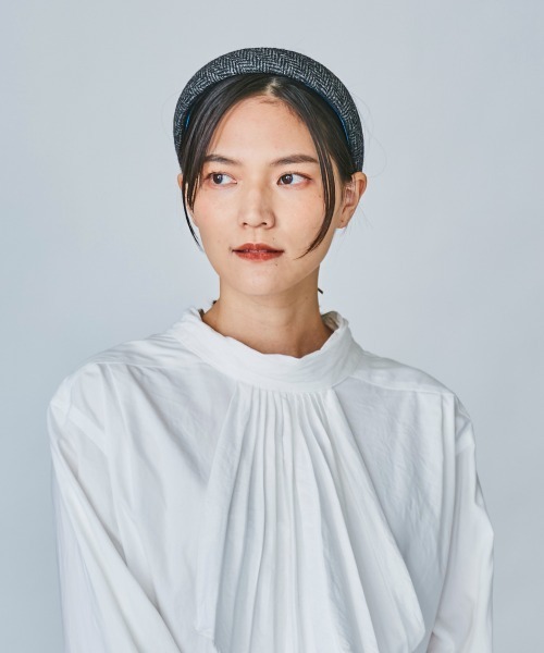 OVERRIDE（オーバーライド）の「OVERRIDE BRITISH TWEED KATYUSHA（カチューシャ・レディース・パープル/ブラウン/ブラック/グリーン・FREE）」の15枚目の写真