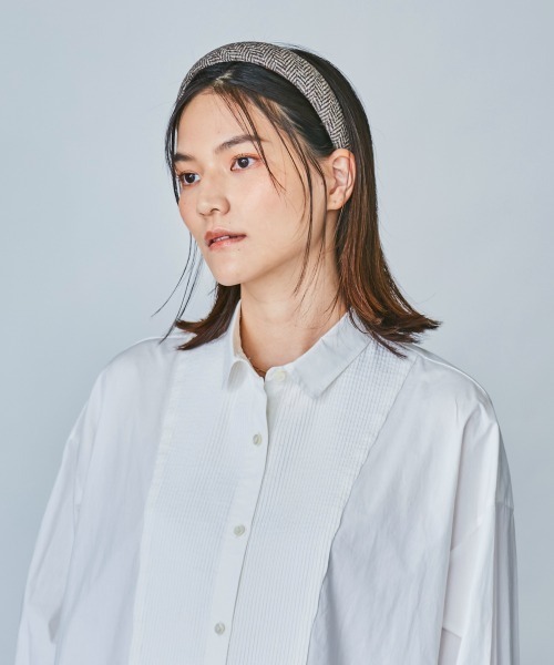 OVERRIDE（オーバーライド）の「OVERRIDE BRITISH TWEED KATYUSHA（カチューシャ・レディース・パープル/ブラウン/ブラック/グリーン・FREE）」の21枚目の写真