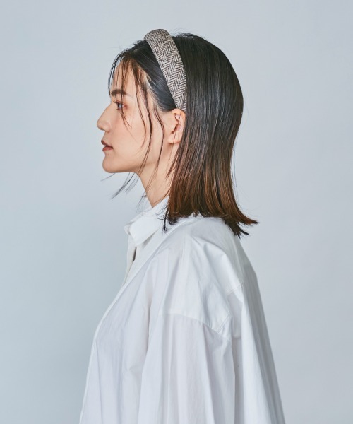 OVERRIDE（オーバーライド）の「OVERRIDE BRITISH TWEED KATYUSHA（カチューシャ・レディース・パープル/ブラウン/ブラック/グリーン・FREE）」の16枚目の写真