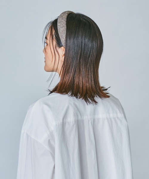 OVERRIDE（オーバーライド）の「OVERRIDE BRITISH TWEED KATYUSHA（カチューシャ・レディース・パープル/ブラウン/ブラック/グリーン・FREE）」の19枚目の写真