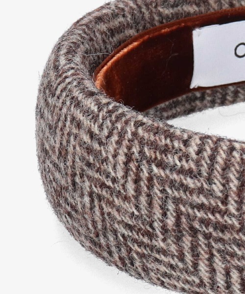 OVERRIDE（オーバーライド）の「OVERRIDE BRITISH TWEED KATYUSHA（カチューシャ・レディース・パープル/ブラウン/ブラック/グリーン・FREE）」の13枚目の写真