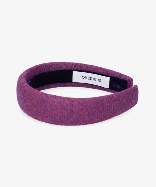 OVERRIDE（オーバーライド）の「OVERRIDE BRITISH TWEED KATYUSHA（カチューシャ・レディース・パープル/ブラウン/ブラック/グリーン・FREE）」の20枚目の写真