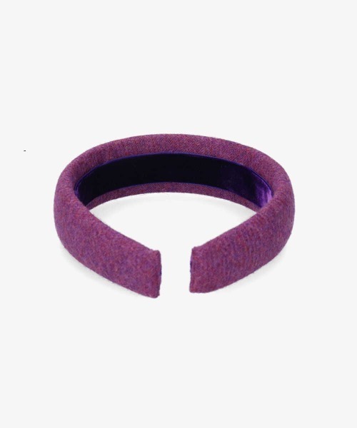 OVERRIDE（オーバーライド）の「OVERRIDE BRITISH TWEED KATYUSHA（カチューシャ・レディース・パープル/ブラウン/ブラック/グリーン・FREE）」の11枚目の写真