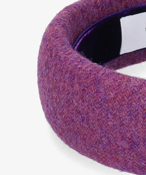 OVERRIDE（オーバーライド）の「OVERRIDE BRITISH TWEED KATYUSHA（カチューシャ・レディース・パープル/ブラウン/ブラック/グリーン・FREE）」の14枚目の写真