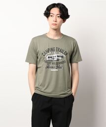【BLUE STANDARD/ブルースタンダード】やわらか天竺素材 プリントTシャツ